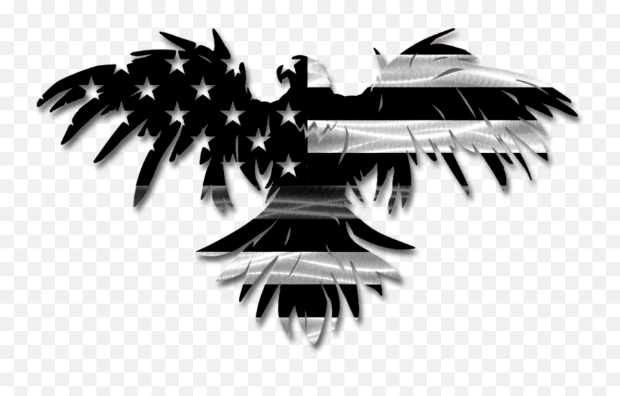 Rising Eagle Metal American Flag U2013 Frontline - Automotive Decal Png,American Flag Eagle Png