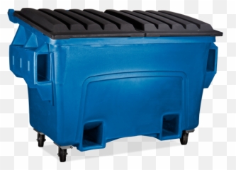 Quad Pocket Plastic Dumpster - Hedstrom Environmental Waste Container Lid Png,Dumpster Transparent