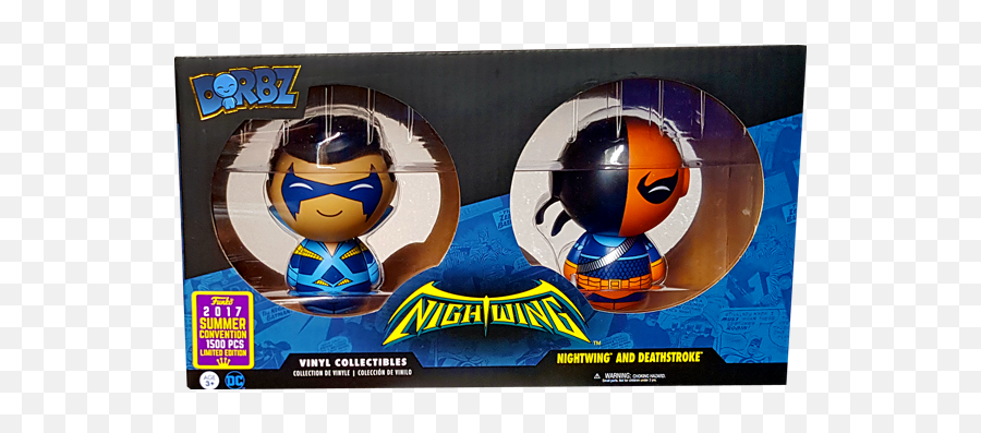 Nightwing - Nightwing And Deathstroke Sdcc 2017 Exclusive Dorbz 2pack Nightwing Png,Deathstroke Png