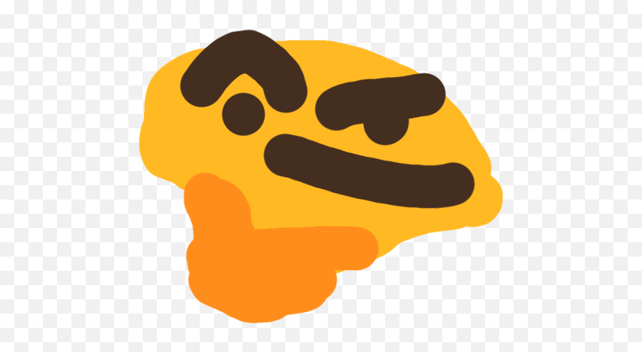 Thonking Png Image With No - Transparent Thonk Png,Thonking Transparent