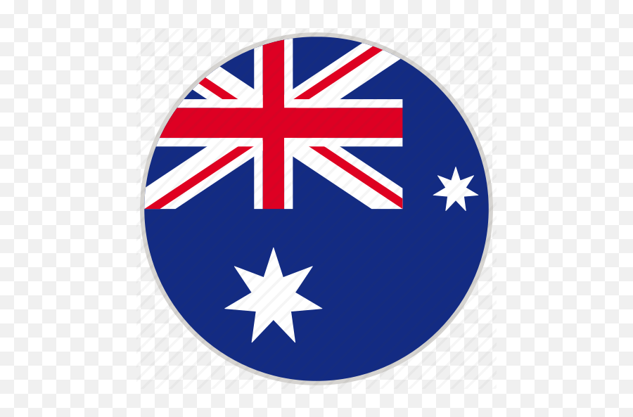 Australia Circular Country Flag - Transparent Australia Flag Round Png,Country Flags Icon