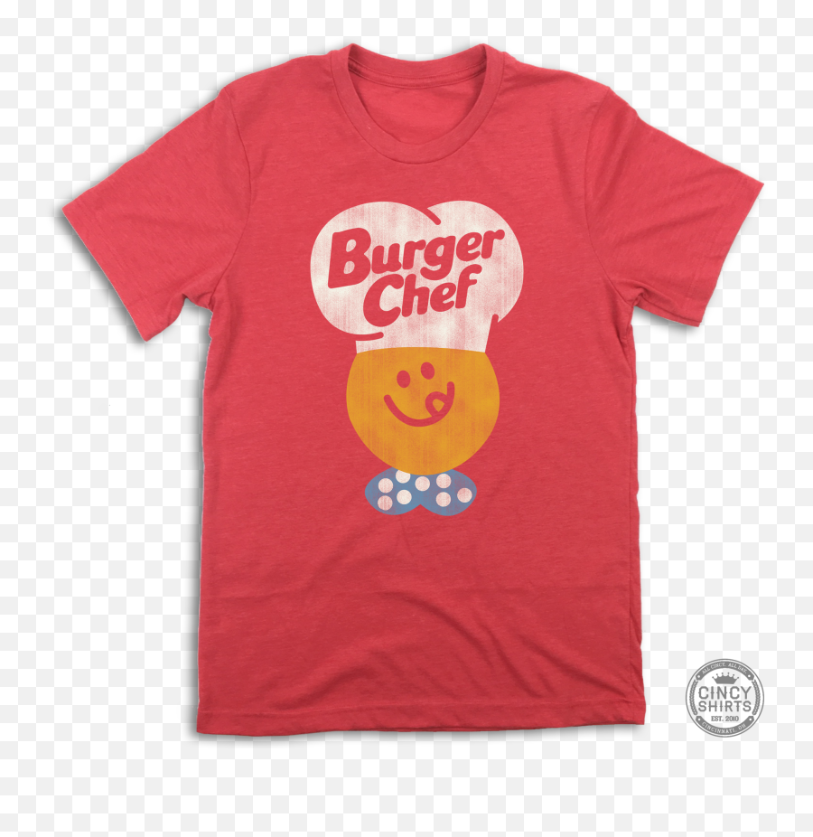 Vintage Burger Chef Logo - Online Exclusive Cincy Shirts Cartoon Png,Burger Logos