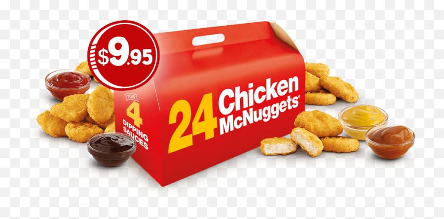 Deal Mcdonaldu0027s 24 Nuggets For 995 Is Back Frugal Feeds - 24 Chicken Nuggets Png,Chicken Nuggets Png