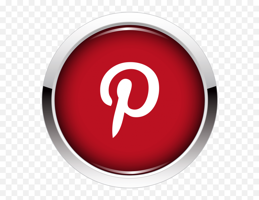 Pinterest Icon Button Png Image Free - Logo Png Hd,Pinterest Icon Png Transparent