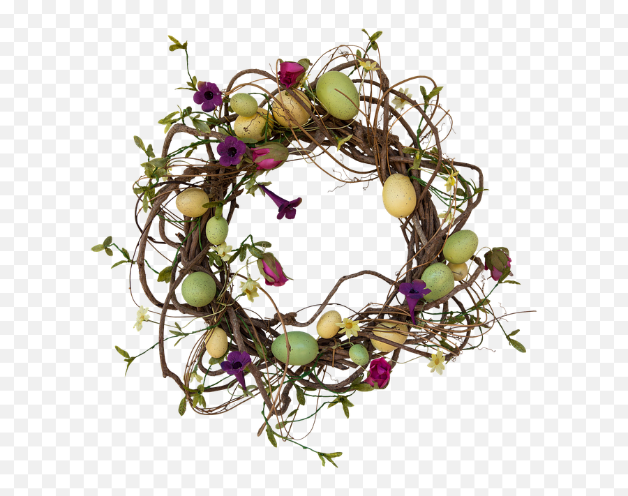 Greenery Wreath Png - Free Photo Frame Transparent Round Ideas For Unusual Easter Bonnets,Blue Frame Transparent