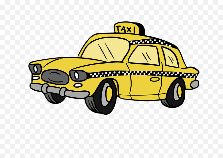 Download Driving Clipart Taxi Passenger - Taxi Clipart Transparent Background Png,Taxi Cab Png