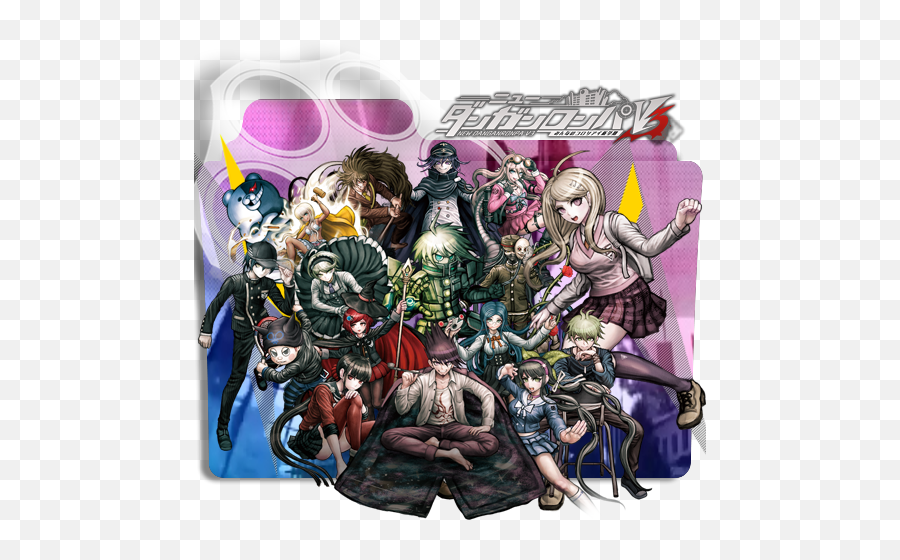 Danganronpa V3 Download Posted By John Peltier - Danganronpa V3 Art Official Png,Dangan Ronpa Icon