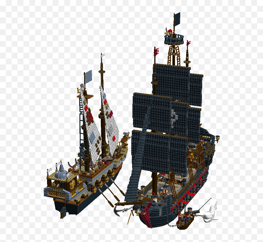 Lego Digital Designer Ship Pirates - Lego Captain Hook Ship Png