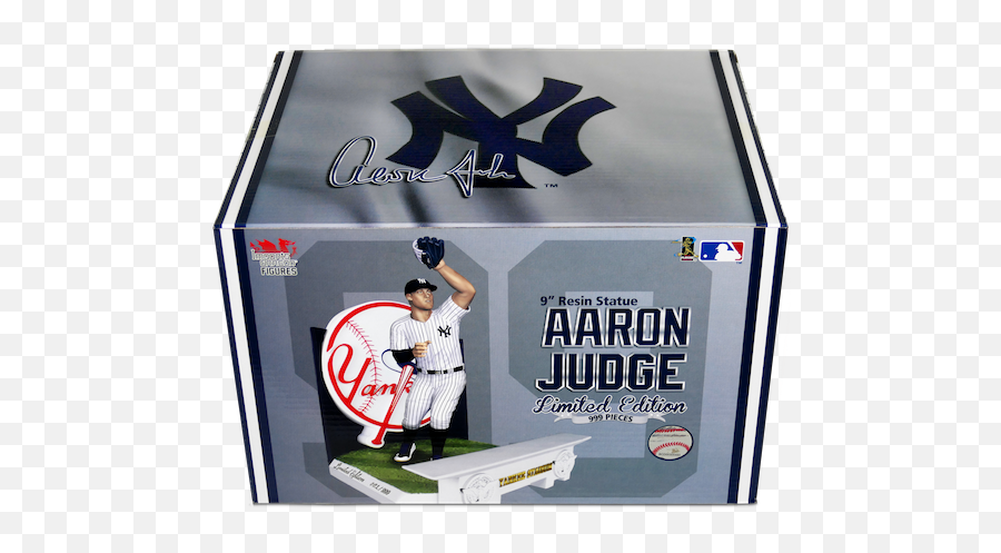 New York Yankees Aaron Judge Limited Edition 9 - Inch Resin Statue Box Png,Aaron Judge Png