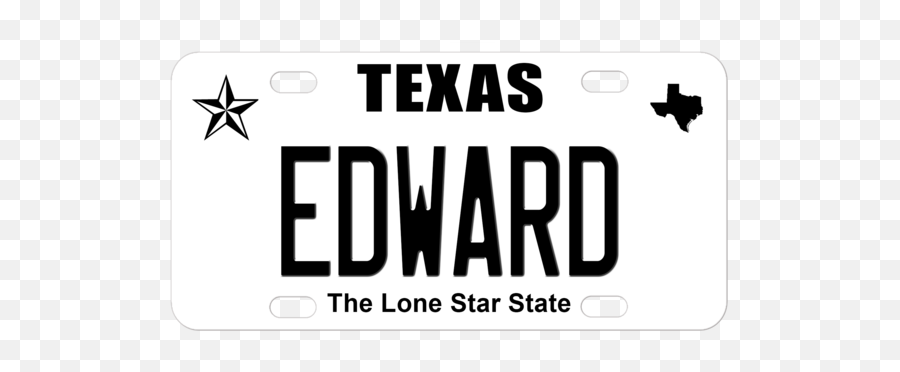 Personalized New York Blue - Gold Empire Novelty License Dot Png,Texas Star Icon