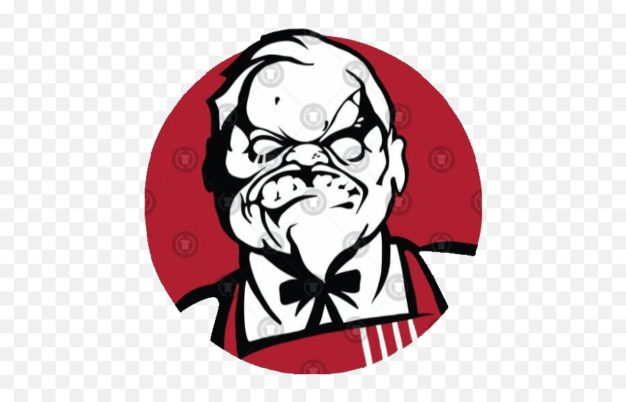 Kfc Mad Gif - Kfc Mad Angry Discover U0026 Share Gifs Fast Food Logo Kfc Png,Kfc Colonel Icon