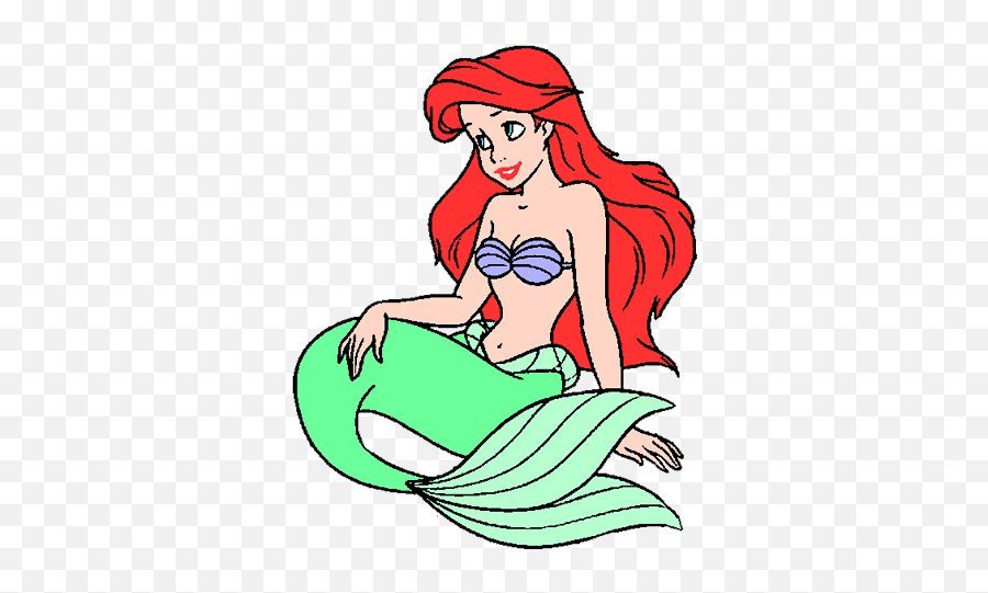 41 Free Mermaid Clipart - Clipartingcom Little Mermaid Ariel Clipart Png,Little Mermaid Icon