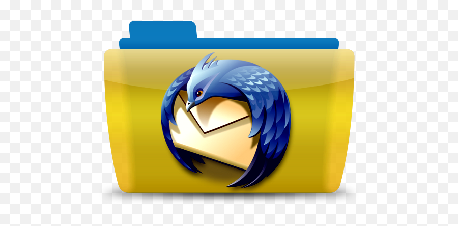 Thundebird Mail Bird Folder File - Mozilla Thunderbird Logo Download Png,Mozilla Thunderbird Icon