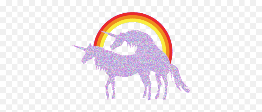 Top Glitter Rainbow Stickers For Android U0026 Ios Gfycat - Rainbow Unicorn Unicorn Gif Png,Sparkle Gif Png