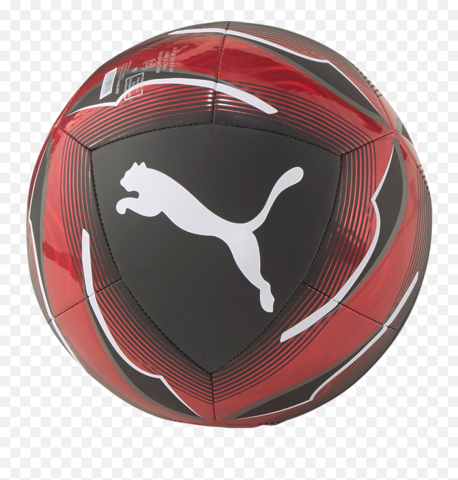 Ball Ac Milan Icon Size 5 - Red Puma Logo Black Background Png,Icon Enlarger