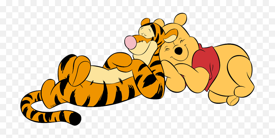 Winnie The Pooh And Tigger Clip Art 2 Disney Galore - Winnie And Tigger Sleeping Png,Pooh Icon