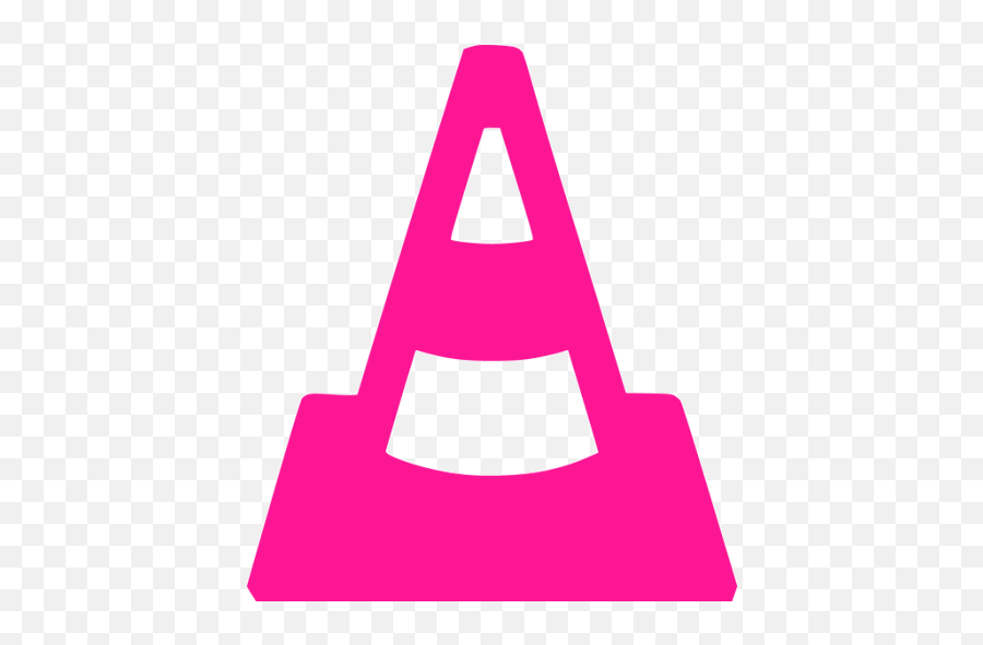 Deep Pink Vlc Icon - Free Deep Pink Site Logo Icons Vlc Png,Pink Youtube Icon