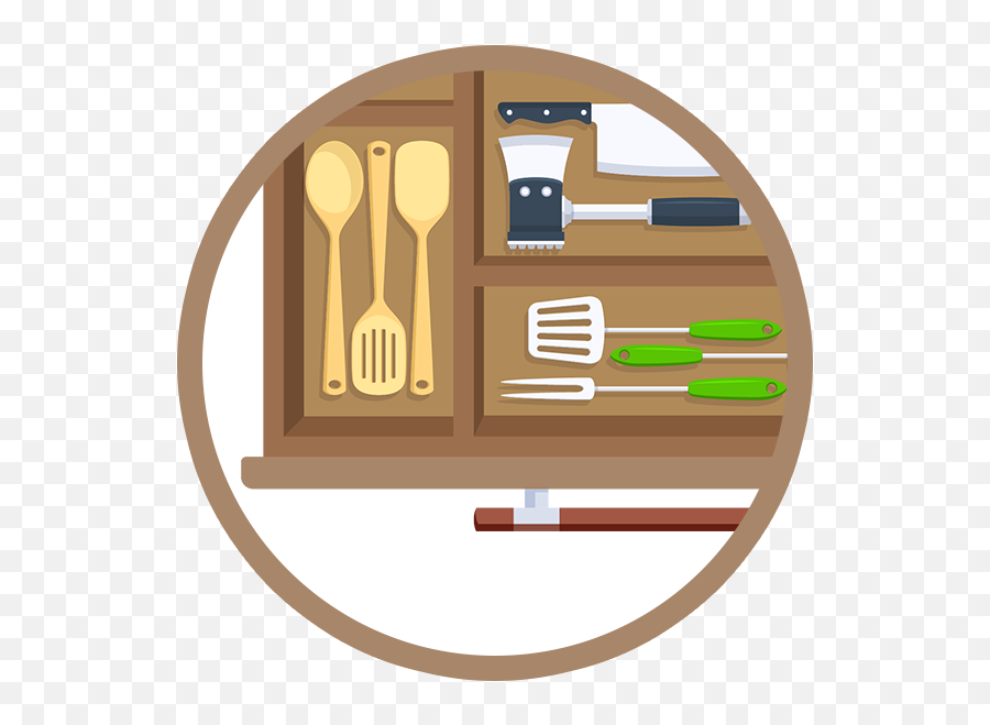 5 Easy Tips And Tricks To Make Your Kitchen Look More - Capilla De La Sagrada Familia Png,Wooden Spoon Icon