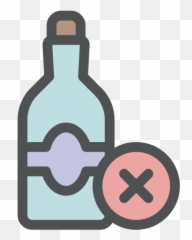 No Alcohol Icon Iconbros - Glass Bottle png