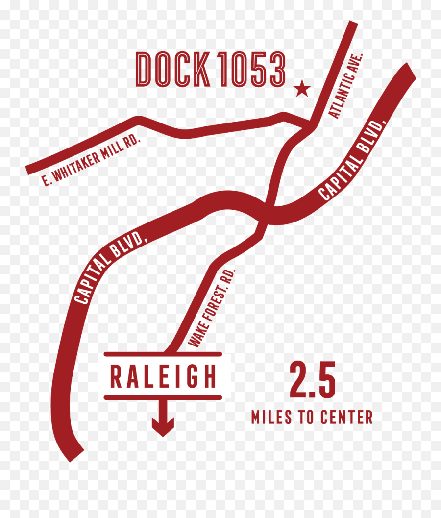 Location U2014 1053 E Whitaker Mill Rd Raleigh Nc 27604 - Dot Png,5 Icon Dock