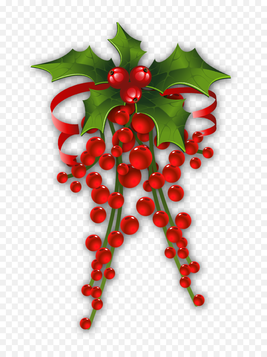 Christmas Decoration Items Png - Transparent Christmas Mistletoe Clipart,Christmas Holly Png