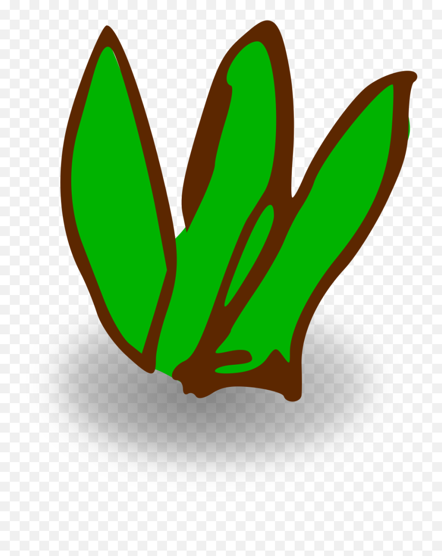 Download Hd Weed Clipart Svg - Cartoon Bush Transparent Small Grass Cartoon Png,Weed Transparent Background