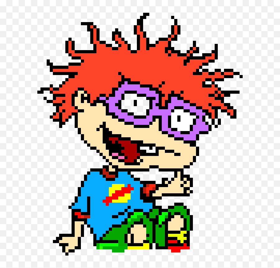 Rugrats - Grid Pixel Art Minecraft Png,Rugrats Png