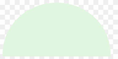 Light Green Semi Circle Png Image - Transparent Background