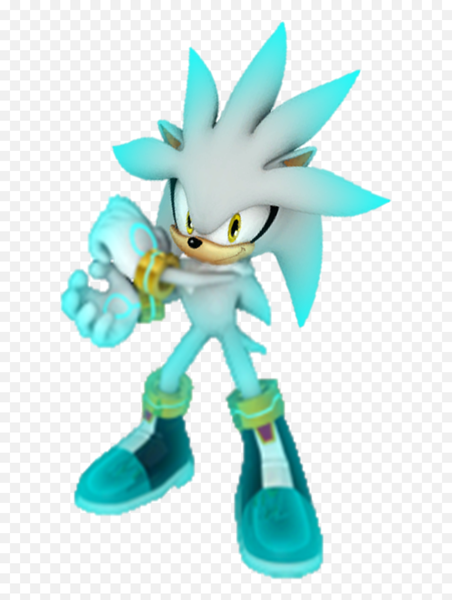 Hedgehog Renders Glowing Por Sega - Silver The Hedgehog Render Png,Sega Png