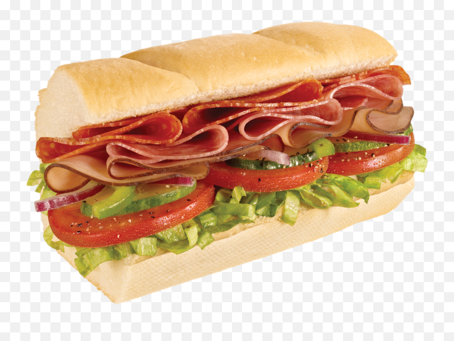 Submarine Sandwich Italian Cuisine Ham G 1539034 - Png Subway Inch Italian Bmt,Sandwich Transparent Background