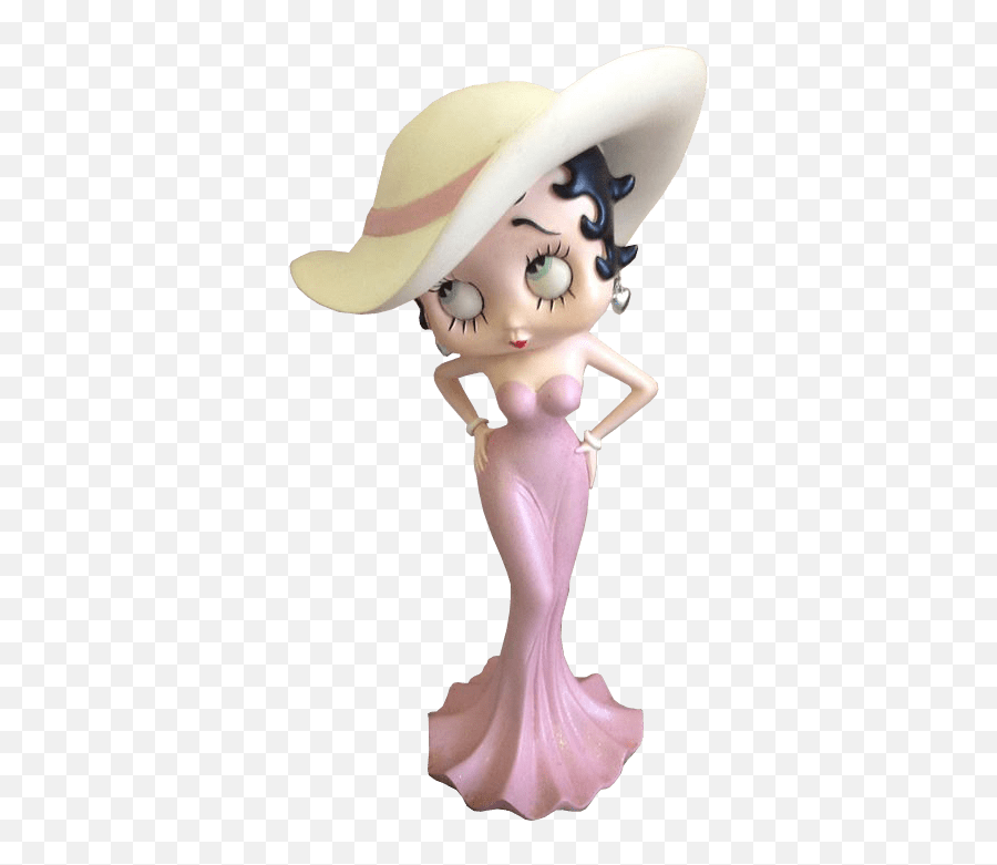 Betty Boop Wearing Pink Dress Image - Figurine Png,Betty Boop Png