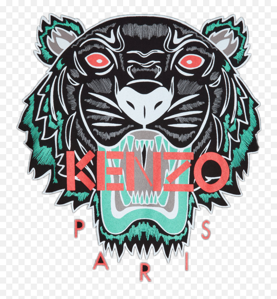 Kenzo Ilovekenzo Tiger Roaring - Kenzo Tiger Logo Transparent Png,Tiger Logo Png
