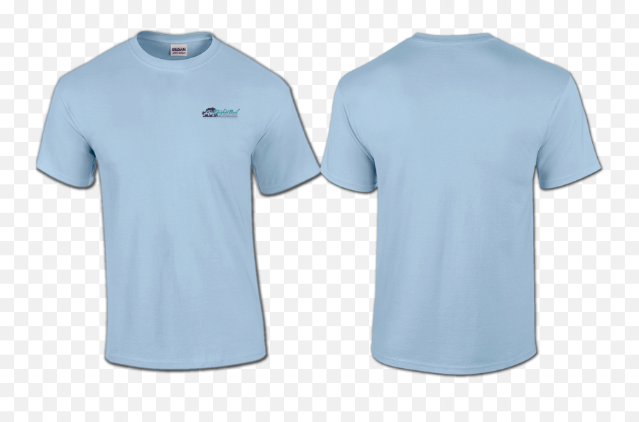 T - Shirt Pocket Print Tshirt Back And Front Blue Png,T Shirt Transparent