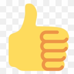Thumbs Up Emoji Like - Twitter png
