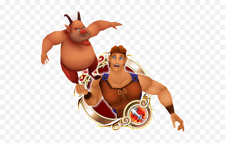 Hercules U0026 Phil - Khux Wiki Phil Kingdom Hearts 1 Png,Hercules Png