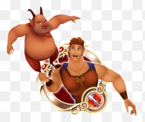 Hercules U0026 Phil - Khux Wiki Phil Kingdom Hearts 1 Png,Hercules Png