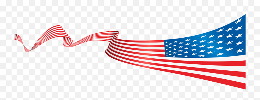Flag Brand Pattern - American Flag Png Download 1860638 Clip Art American Flag Banner,American Flag Png Free