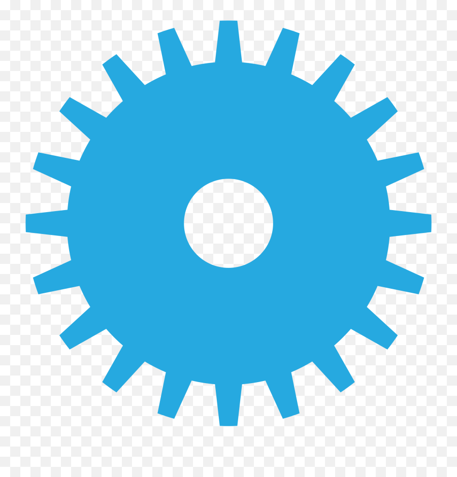 Blue Gear Png Transparent Images - Upac Logo Psu,Gear Clipart Transparent