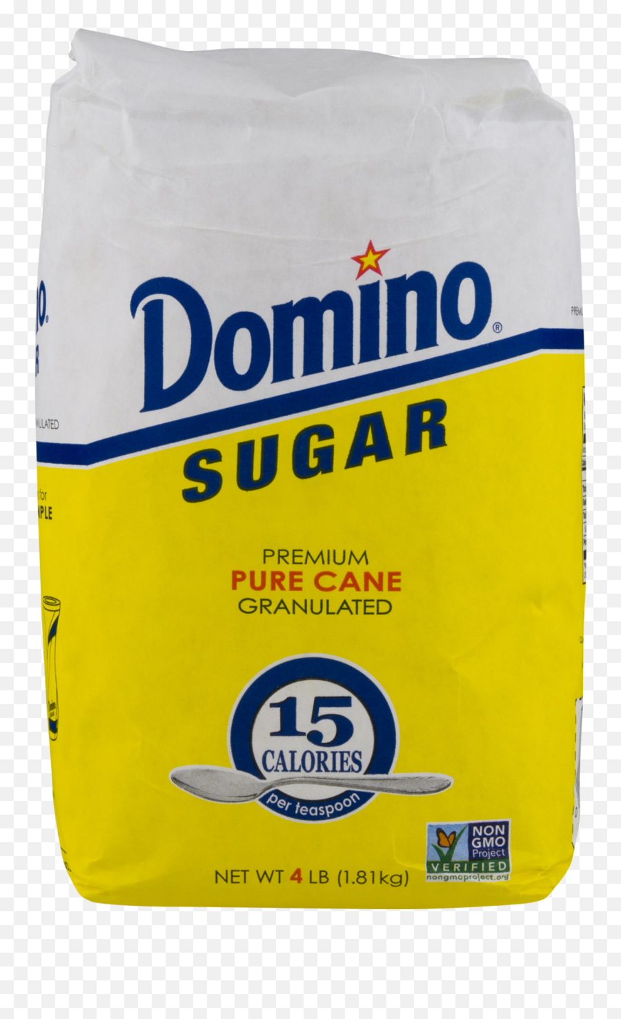 Domino Premium Sugar Cane Granulated 4 Lb Bag - Domino Sugar 4 Lb Bag Png,Sugar Transparent