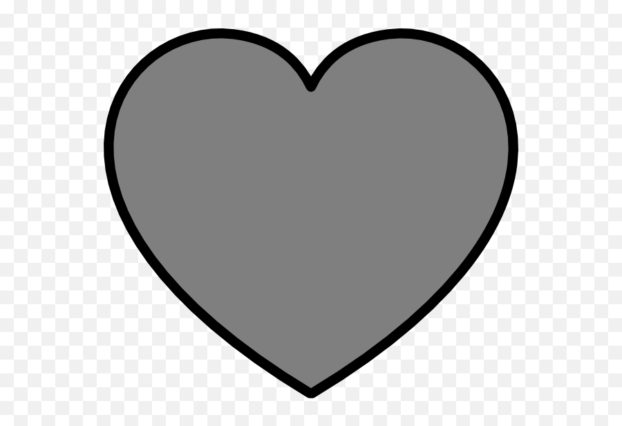 Red Heart Outline Png - Heart 2165881 Vippng Heart,Red Heart Emoji Png
