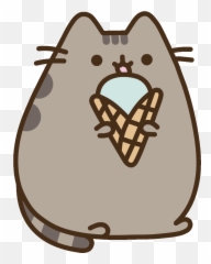 Ice Cream Cat Sticker By Pusheen For - Pusheen Cat Png,Pusheen Cat Png