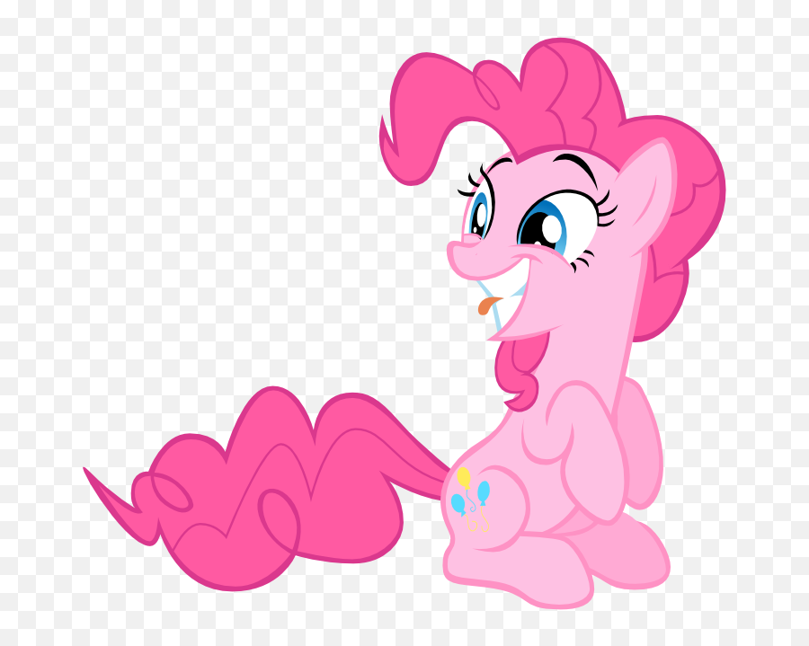 Mlp Even Though I Disagree Clipart - Mlp Pinkie Pie Sitting Vector Png,Giorno Hair Png