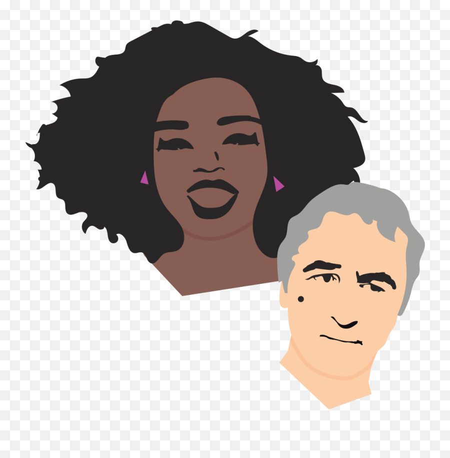 Oprah And Deniro Transparent Background - Schultz Family Curly Png,Oprah Png