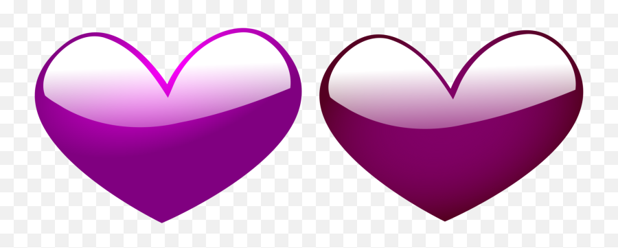 Pinkheartlove Png Clipart - Royalty Free Svg Png Cartoon Hearts Purple,Purple Heart Png