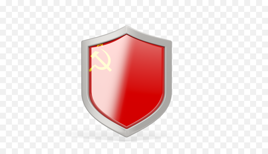 Shield Icon Illustration Of Flag Soviet Union - Denmark Shield Png,Ussr Logo