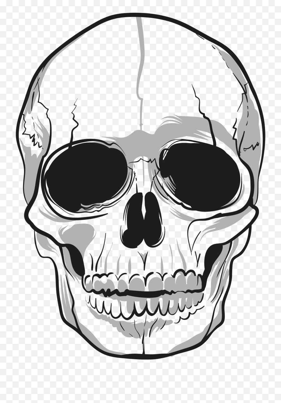 Download Skull Tattoo Png Transparent - Transparent Background Skull Clipart,Skull Face Png