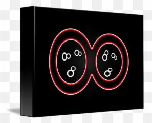 Infinity Symbol Red Optic By Chris Cawdron - Blue Flamingo png