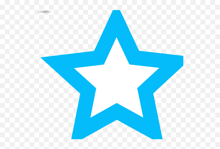 Download Blue Star Outline Png - Blue Star Outline Clipart,Star Outline Png
