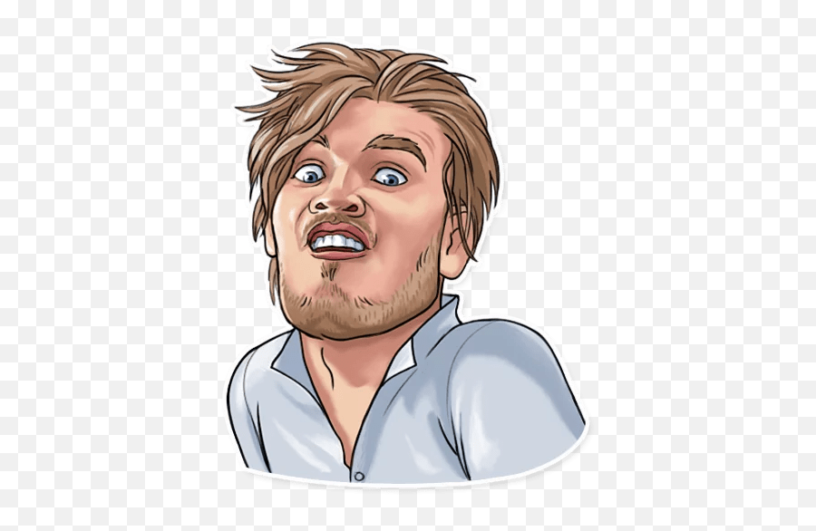 Pewdiepie Monkey Face Sticker - For Adult Png,Pewdiepie Face Png