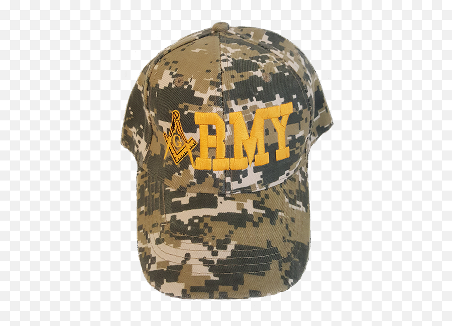 Masonic Baseball Cap - Army Mason Digital Camo For Baseball Png,Army Hat Png